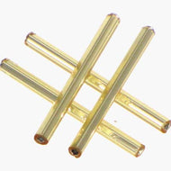 Czech Bugles 30mm Gold Silver Lined Qty:40