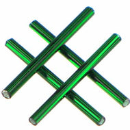 Czech Bugles 30mm Green Silver Lined Qty:40
