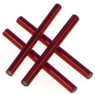 Czech Bugles 30mm Red Silver Lined Qty:40