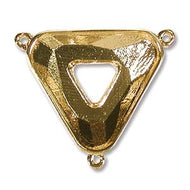 Connector 20mm for Cosmic Triangle 3 Ring Br. Gold Plate *D* Qty:1