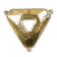 Connector 30mm for Cosmic Triangle 3 Ring Br. Gold Plate *D* Qty:1