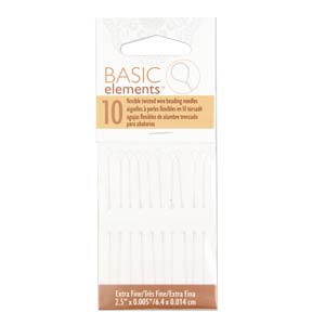 Twisted Wire Needles Extra Fine Qty:1 pack of 10