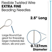Load image into Gallery viewer, Twisted Wire Needles Extra Fine Qty:1 pack of 10
