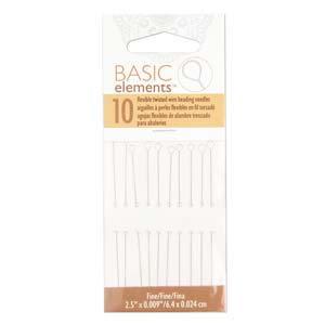 Twisted Wire Needles Fine Qty:1 pack of 10