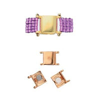Delica 11/0 Magnetic Clasp 'Axos ii' Rose Gold Plated Qty: 1