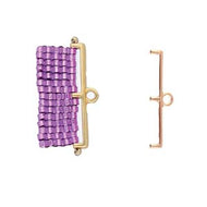 11/0 Bead Ending 'Topolia iii' Rose Gold Plated Qty: 1