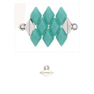 GemDuo Bead Ending 'Komia' Antique Silver Plated Qty: 1