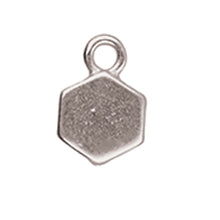 Load image into Gallery viewer, Honeycomb Bead Ending &#39;Maragas&#39; Antique Silver Plated Qty:1
