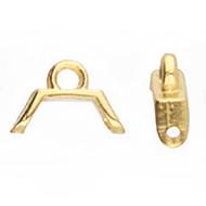 Honeycomb Bead Ending 'Melanes' 24K Gold Plated Qty:1