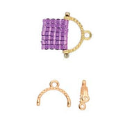 11/0 Bead Ending 'Skaloti ii' Rose Gold Plated Qty: 1