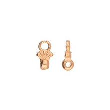 Load image into Gallery viewer, 8/0 Bead Ending &#39;Pilos&#39; Rose Gold Plated Qty: 1
