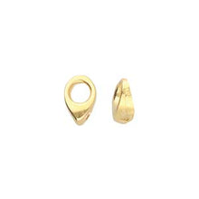 Load image into Gallery viewer, Superduo Bead Ending &#39;Kolympos&#39; 24K Gold Plated Qty: 1
