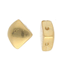 Load image into Gallery viewer, Silky Side Bead &#39;Kardiani&#39; 24K Gold Plated Qty: 1
