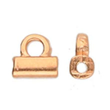 Load image into Gallery viewer, Tila Bead Ending &#39;Soros&#39; Rose Gold Plated Qty: 1
