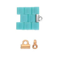 Tila Bead Ending 'Soros' Rose Gold Plated Qty: 1