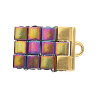 Tila Bead Ending 'Piperi II' 24K Gold Plated Qty: 1