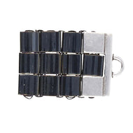 Tila Bead Ending 'Piperi II' Antique Silver Plated Qty: 1