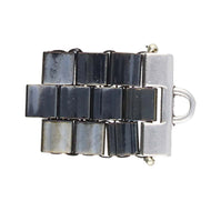 Tila Bead Ending 'Soros II' Antique Silver Plated Qty: 1