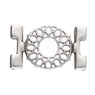 Tila Connector 'Detis' Antique Silver Plated Qty: 1