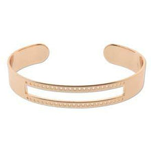 Load image into Gallery viewer, Centerline Cuff Rose Gold Plated 10x58mm Qty:1
