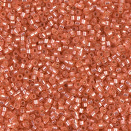 Miyuki Delica 11/0 0684 (DB) Medium Rose Semi Matte Silver Lined (Dyed) Qty:5g Tube