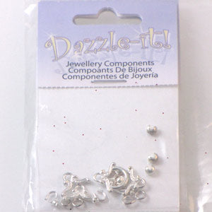 Rhodium (Bright) Plated Findings Set by Dazzle It Qty:See Description