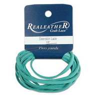 Deerskin Lace 1/8 inches  Turquoise Qty:2 Yards