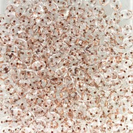 Czech Superduo Beads 2.5x5mm Crystal Copper Lined Qty: 10g