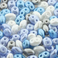 Czech Superduo Mix 2.5x5mm Little Boy Blue Qty: 10g