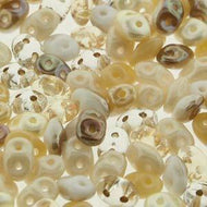 Czech Superduo Mix 2.5x5mm Antique Lace Qty: 10g