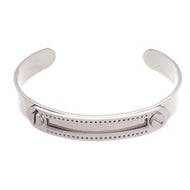 Centerline Cuff Rhodium Plated Qty:1
