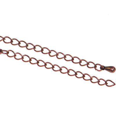 Antique Copper Color Extender Chain 2 inches Qty:5