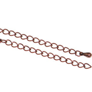 Antique Copper Color Extender Chain 2 inches Qty:5