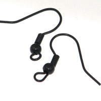 Black Neo Earring Hooks Quantity:10