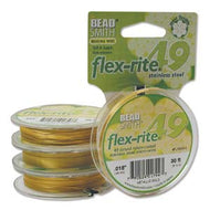 Flexrite Metallic Satin Gold 49 Strand .018