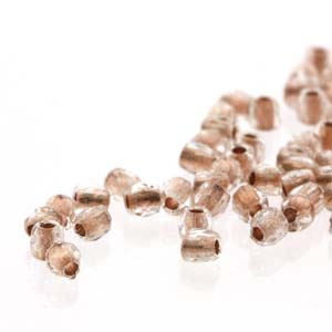 Czech Faceted Fire Polished Rounds 2mm (True 2) Crystal Copper Lined Qty:100