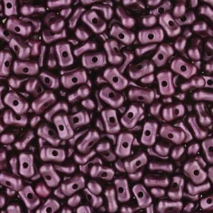 Czech Farfalle Beads 3.2x6.5mm Pastel Bordeaux Qty:10 grams