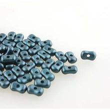 Load image into Gallery viewer, Czech Farfalle Beads 3.2x6.5mm Pastel Petrol Qty:10 grams

