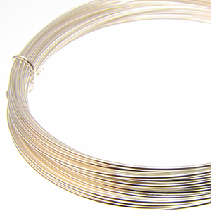 German Bead Wire by The Beadsmith Silver 20 Gauge Qty: 5 Meters