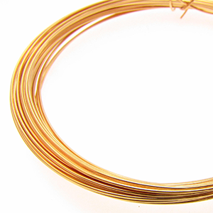 German Bead Wire by The Beadsmith Gold 22 Gauge Qty: 10 Meters