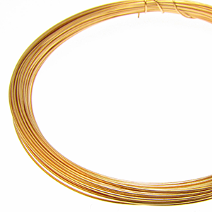 German Bead Wire by The Beadsmith Gold 24 Gauge Qty: 12 Meters