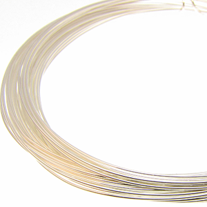 German Bead Wire by The Beadsmith Silver 24 Gauge Qty: 12 Meters