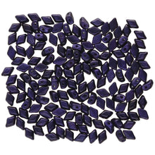 Load image into Gallery viewer, Czech Mini GemDuos 6x4mm Metalust Purple Qty: 10 grams
