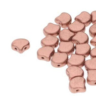 Czech Ginkgo Beads 7.5mm Bronze Copper Qty: 10g
