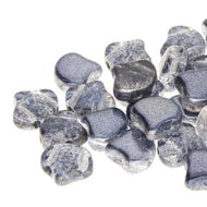 Czech Ginkgo Beads 7.5mm Slushy Licorice Qty: 10g