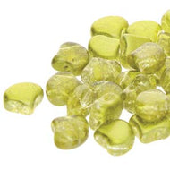 Czech Ginkgo Beads 7.5mm Slushy Pineapple Qty: 10g