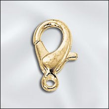 Load image into Gallery viewer, Gold Plated Lobster Clasps 12.5mm Qty:5
