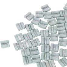 Load image into Gallery viewer, Fixer Beads 8x7mm Horizontal Holes Chalk Green Luster Qty:20
