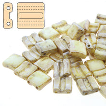 Load image into Gallery viewer, Fixer Beads 8x7mm Horizontal Holes Chalk Rembrandt Qty:20
