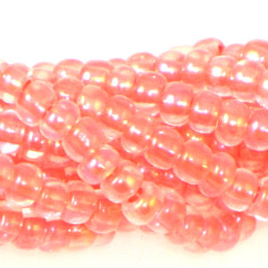 Czech Seedbeads 6/0 Peach Ceylon Color Lined AB Qty:Approx. 71g